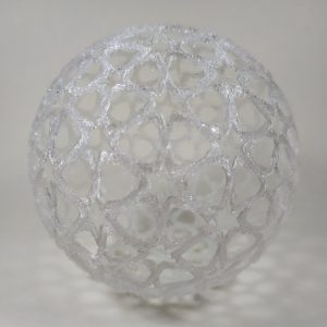 Bola de Navidad con malla hueca