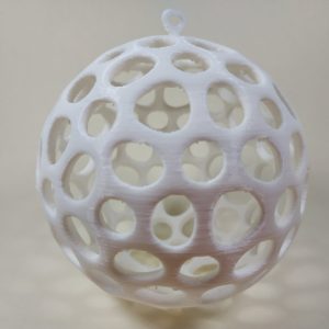 Bola de Navidad modelo Voronoi