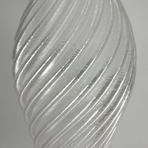 Jarrón Espiral Modelo 2 efecto cristal