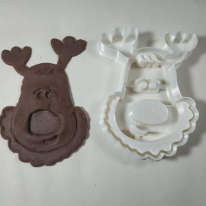 Molde para galletas Reno Navideño
