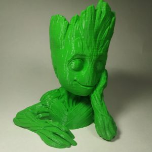 Maceta cactus Groot mano en cara