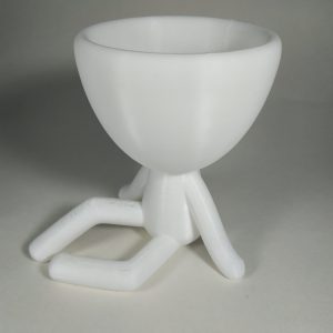 Macetero para cactus sentado