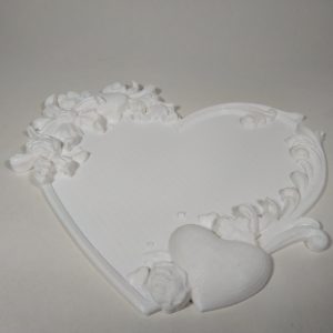 Marco de fotos con adornos florales