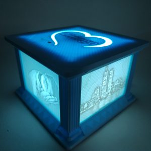 Caja Litofanía impresion 3D