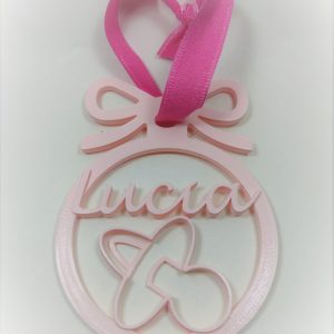 Bola de Navidad Lazo Adorno Chupete