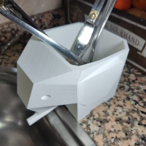 Escurridor de cubiertos con forma de elefante