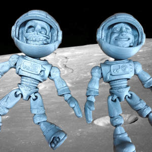 Muñeco Astronauta articulado.