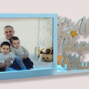 Marco de fotos con frase