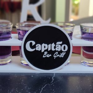 Bandeja para vasos de chupito