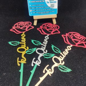 Rosa de madera Con nombre