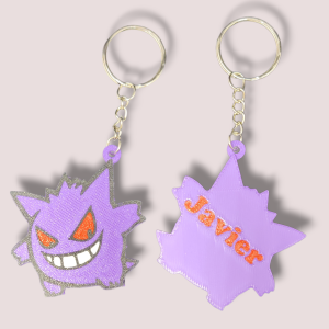 Llavero Pokemon Gengar personalizado