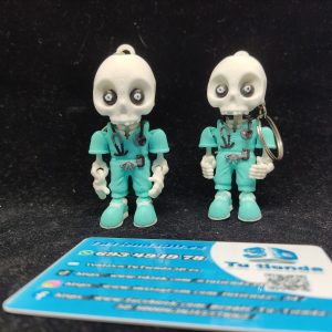 Llavero Articulado de Enfermero Esqueleto