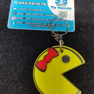Llavero Pacman chica - Comecocos