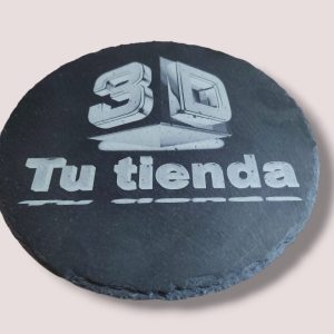 Plato de pizarra Grabado a Láser 20 cm