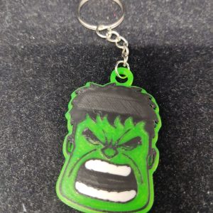 Llavero cabeza Hulk Plano