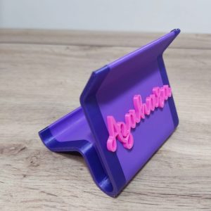 Soporte para móvil personalizado ondulado