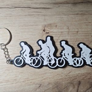 Llavero Silueta Stranger Things – Edición Bicicletas